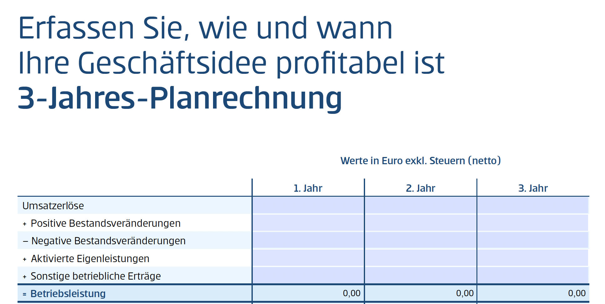 business plan vorlage wko